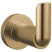 Brizo Roccesco 6934110 Single Robe Hook - Luxe Gold