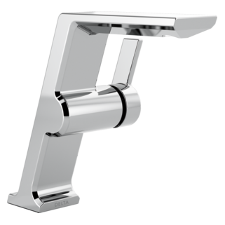Delta Pivotal: Single Handle Mid-Height Vessel Bathroom Faucet