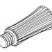 KOHLER K-70579 Insert, Handle, Acrylic