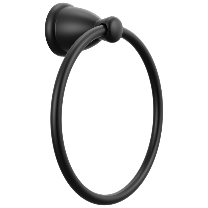 Delta Foundations 71146 Towel Ring - Matte Black
