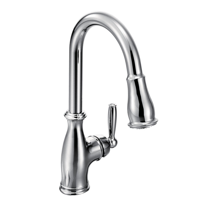 one-handle pulldown kitchen faucet