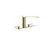 KOHLER Composed Deck-mount bath faucet with lever handles