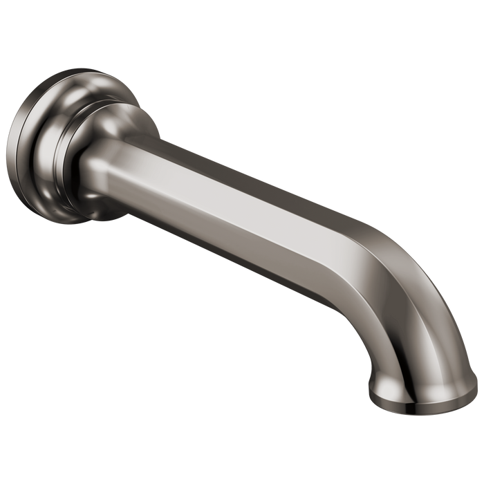 Brizo Beauclere 73665 Non-Diverter Tub Spout - Brilliance Black Onyx