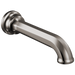 Brizo Beauclere 73665 Non-Diverter Tub Spout - Brilliance Black Onyx