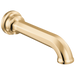 Brizo Beauclere 73665 Non-Diverter Tub Spout - Polished Gold