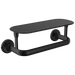 Delta Bonacci 74508 8" Towel Bar with Shelf - Matte Black