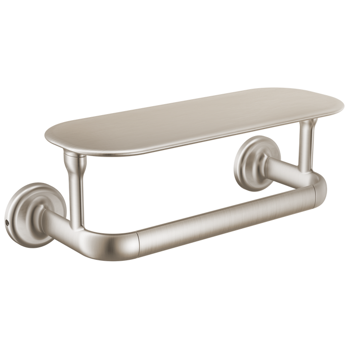 Delta Bonacci 74508 8" Towel Bar with Shelf - Stainless