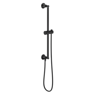 Brizo Universal Showering: Classic Round Slide Bar With Hose