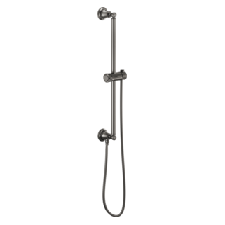 Brizo Universal Showering: Classic Round Slide Bar With Hose