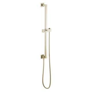 Brizo Universal Showering: Linear Square Slide Bar With Hose