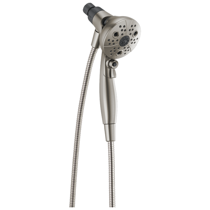 Delta 75507SN 4" Five Function Handshower Suredock with H2Okinetic Technology