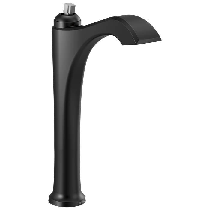 Delta Delta Dorval™: Single Handle Vessel Bathroom Faucet - Less Handle