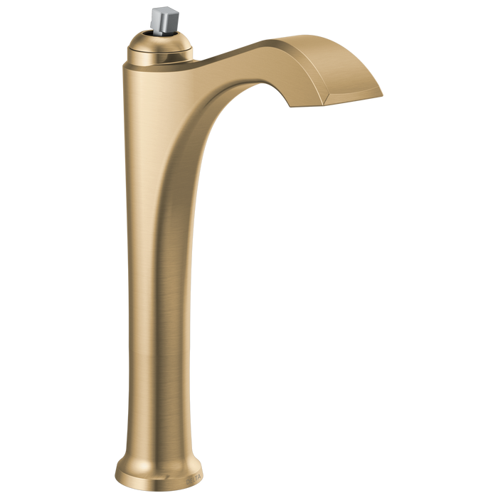 Delta Delta Dorval™: Single Handle Vessel Bathroom Faucet - Less Handle