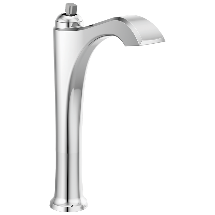 Delta Delta Dorval™: Single Handle Vessel Bathroom Faucet - Less Handle