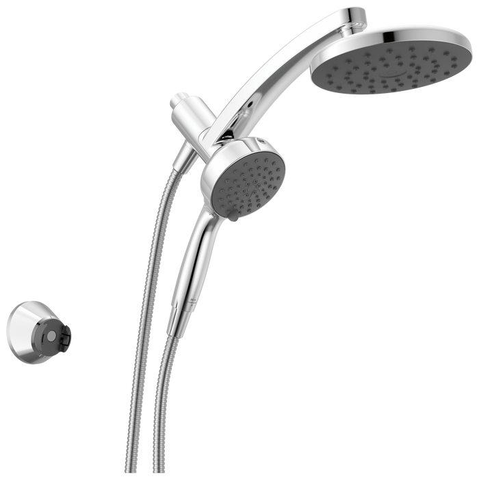 Delta Universal Showering Components 75648 PivotPro 3-in-1 Combination Shower with TouchClean Spray Face - Chrome