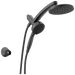 Delta Universal Showering Components 75648BL PivotPro 3-in-1 Combination Shower with TouchClean Spray Face - Matte Black