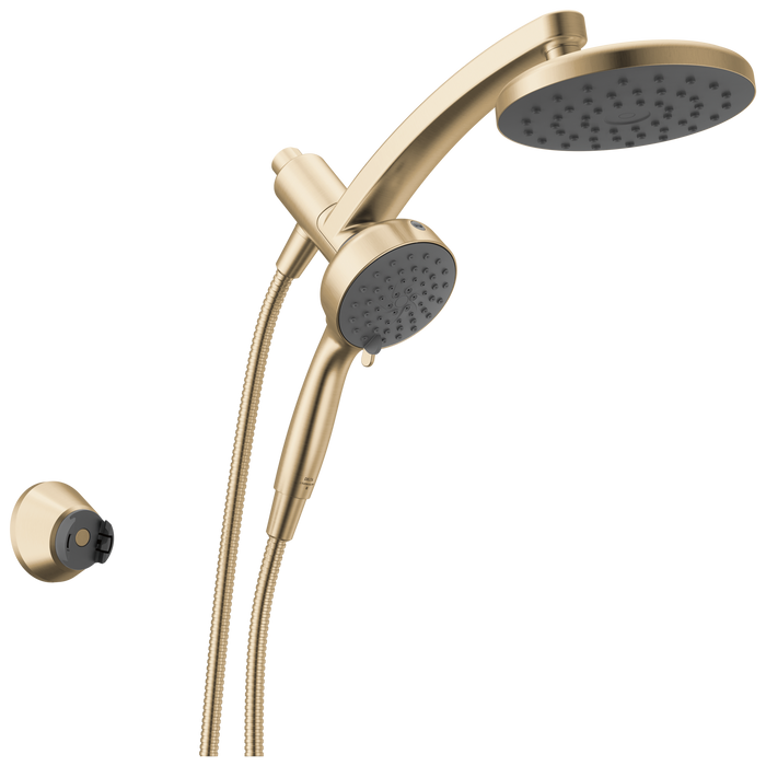 Delta Universal Showering Components 75648CZ PivotPro 3-in-1 Combination Shower with TouchClean Spray Face - Champagne Bronze