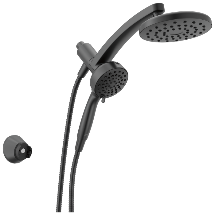 Delta Universal Showering Components 75649BL PivotPro 3-in-1 Combination Shower - Matte Black
