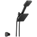 Delta Universal Showering Components 75755BL 5-Setting Two-in-One Combination Shower with Additional Mount - Matte Black