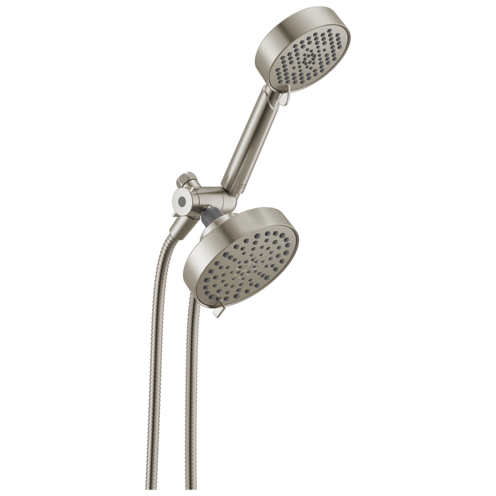 Delta Universal Showering Components 75756SS 5-Setting Two-in-One Combination Shower with Additional Mount - Stainless