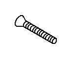 KOHLER K-77094 Screw, #6-32 X 1.300, Countersunk