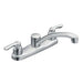 Moen 7906 Chateau Double Handle Kitchen Faucet with Metal Lever Handles in Chrome