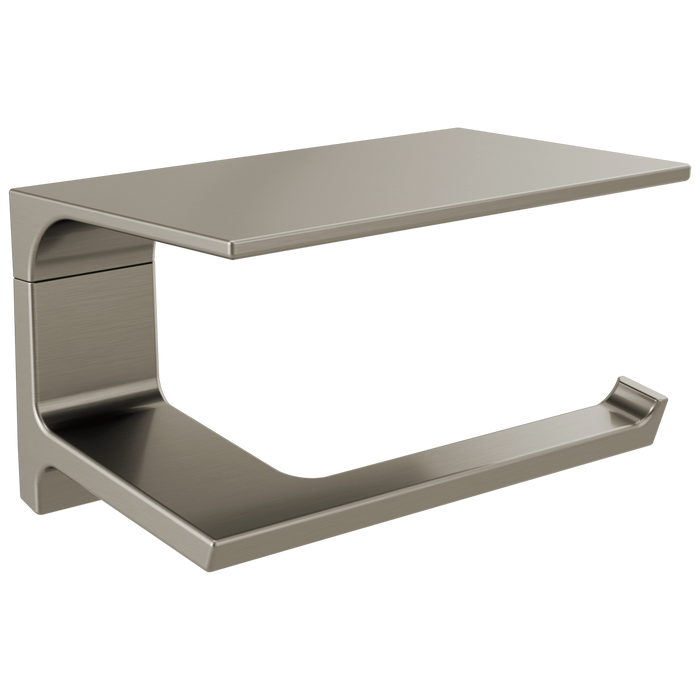 Tissue Holder with Shelf
