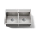KOHLER K-80167-1 Vault 30-1/2" Top-/undermount Double-bowl Kitchen Sink - angled product view