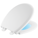 Delta 803902-N-WH Sanborne Round Front Slow - Close/Quick - Release Nightlight Seat