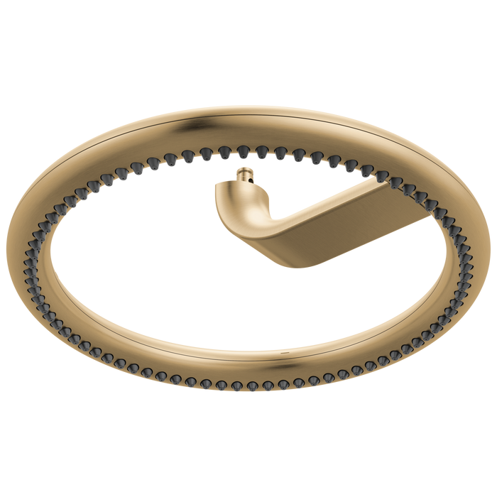 Brizo Roccesco 813110 12" Single-Function Halo Raincan Shower Head - 1.75 GPM - Luxe Gold