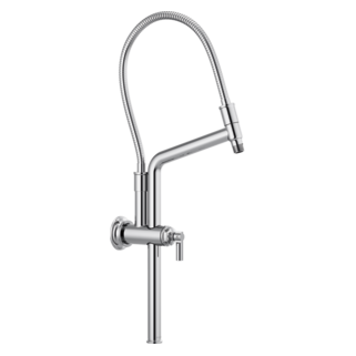 Brizo Universal Showering: 10 7/16" Classic Slide Bar Shower Arm And Flange