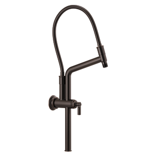 Brizo Universal Showering: 13 7/16" Classic Slide Bar Shower Arm And Flange