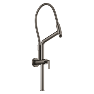 Brizo Universal Showering: 10 7/16" Linear Round Slide Bar Shower Arm And Flange