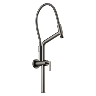 Brizo Universal Showering: 10 7/16" Linear Round Slide Bar Shower Arm And Flange