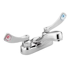 Moen 8215 M-Dura Double Handle Centerset Bathroom Faucet - 2 Hole in Chrome