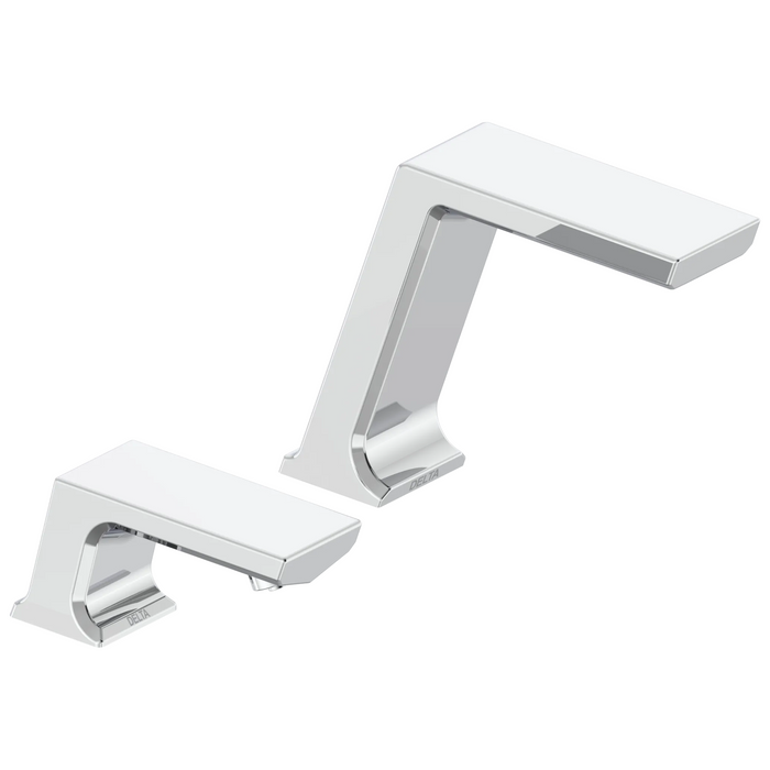 Commercial 800DPA 821DPA90 Contrasta Electronic lavatory faucet and soap dispenser combo with Proximity Sensing - Battery operated, 0.35 gpm - Chrome