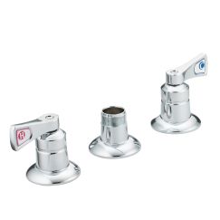 Moen 8226 M-Dura Two Handle Kitchen Faucet without Spout - 3 Hole in Chrome