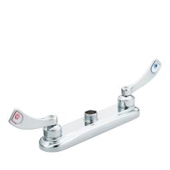 Moen 8285 M-Dura Two Handle Kitchen Faucet in Chrome