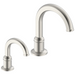 Commercial 800DPA 830DPA50 Rustica Electronic lavatory faucet and soap dispenser combo with Proximity Sensing - Hardwire operated, 0.5 gpm - Stainless