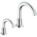 Commercial 800DPA 830DPA90 Rustica Electronic lavatory faucet and soap dispenser combo with Proximity Sensing - Hardwire operated, 0.35 gpm - Chrome