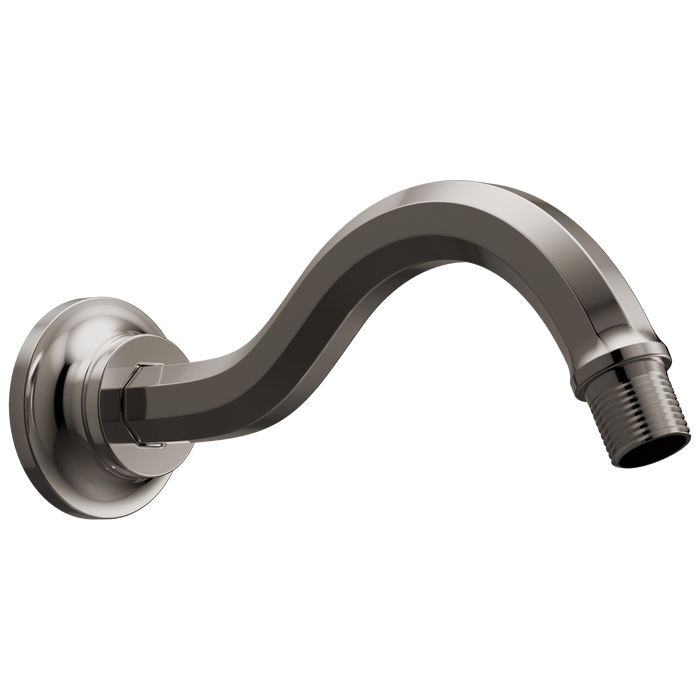 Brizo Beauclere 83865 7 1/2" Shower Arm and Flange - Brilliance Black Onyx