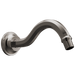 Brizo Beauclere 83865 7 1/2" Shower Arm and Flange - Brilliance Black Onyx