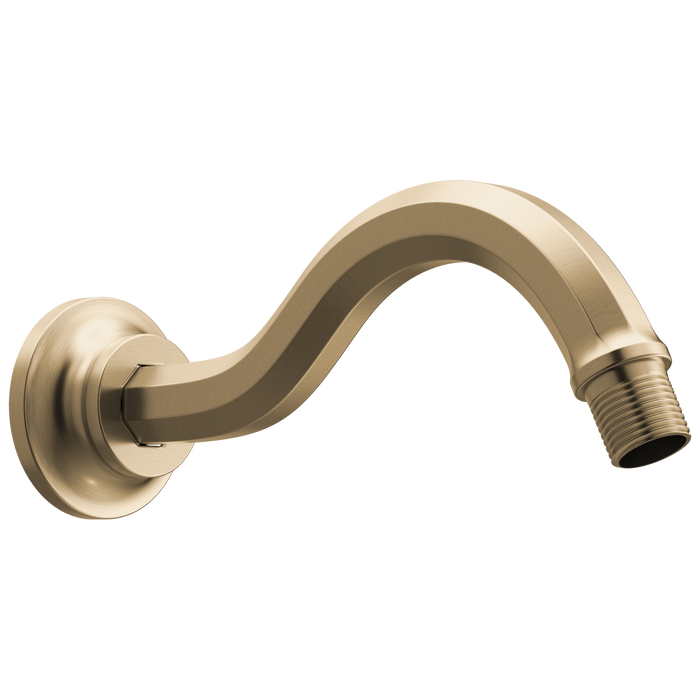 Brizo Beauclere 83865 7 1/2" Shower Arm and Flange - Luxe Gold