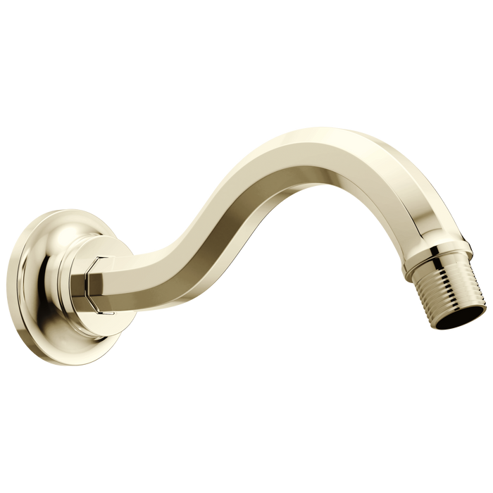 Brizo Beauclere 83865 7 1/2" Shower Arm and Flange - Polished Nickel