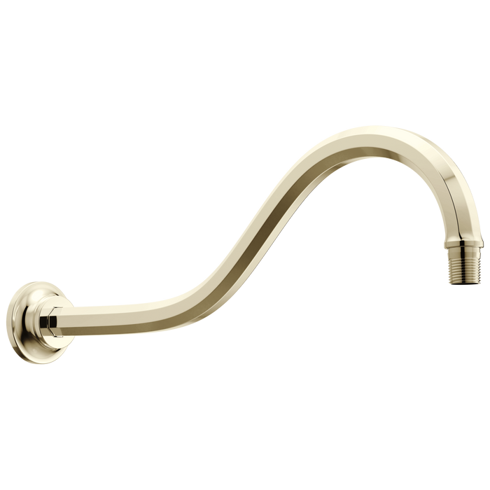 Brizo Beauclere 83965 16" Shower Arm and Flange - Polished Nickel