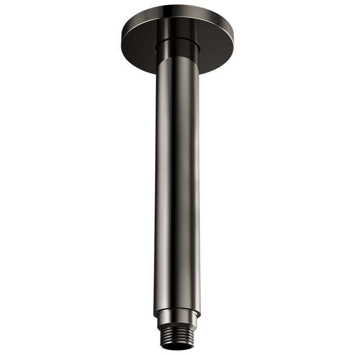 Brizo Kintsu 83992 10" Dual Waterway Ceiling Mount Shower Arm and Flange - Brilliance Black Onyx