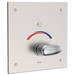 Delta 860T107 Commercial Electronic Shower Trim with Push Button Activator - Hardwire