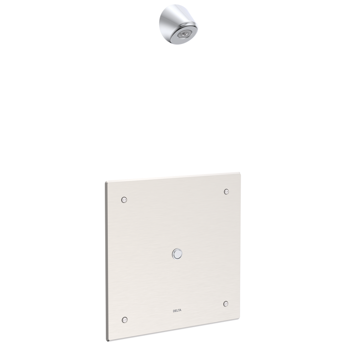 Delta Commercial 860T: Electronic Shower Trim with Push Button Activator