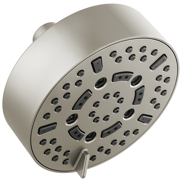 Brizo Universal Showering: 5” Linear Round H2Okinetic Multi-Function Wall Mount Shower Head - 1.75 GPM