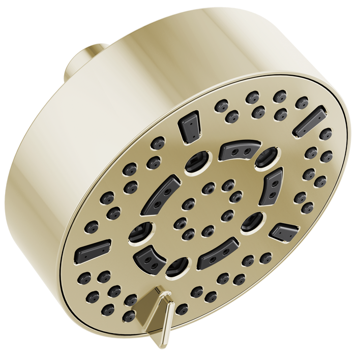 Brizo Universal Showering: 5” Linear Round H2Okinetic Multi-Function Wall Mount Shower Head - 1.75 GPM